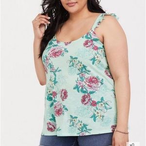 Torrid floral tank top